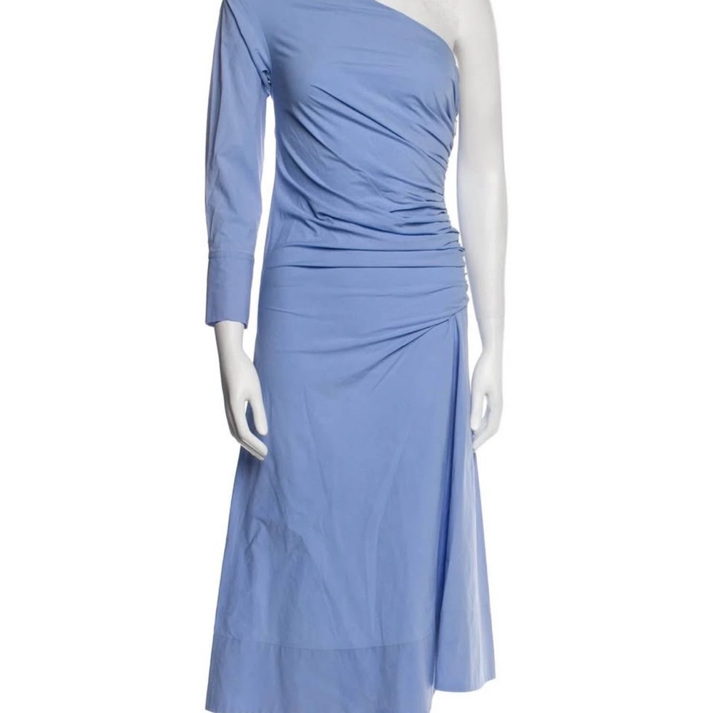 Emilio Pucci Light Blue One-Shoulder Dress